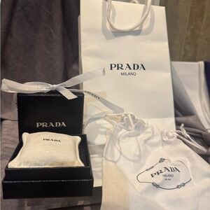 Prada Black and White‎ Gift bag Set empty